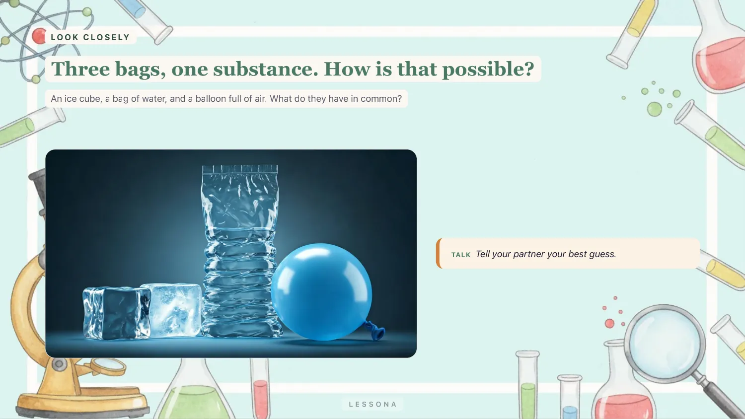 Matter and its interactions, slide 3